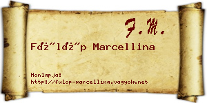 Fülöp Marcellina névjegykártya